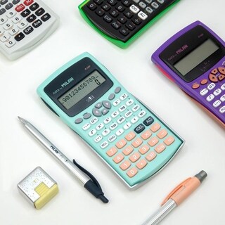 Foto 3 | Calculadora Científica Milan M240 S-Silver con 240 Funciones Turquesa