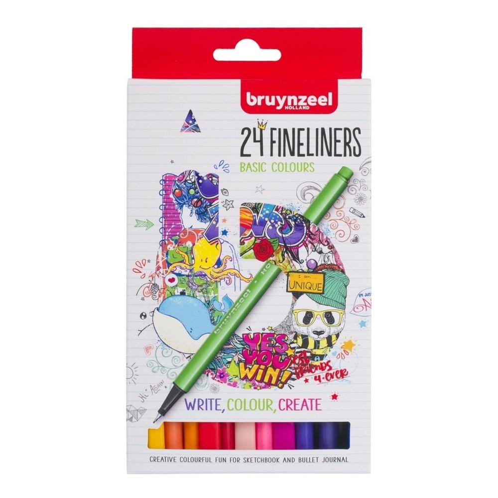 24 Rotuladores Punta Fina 0.4mm Royal Talens