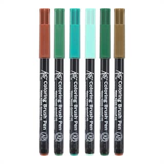 Foto 2 | Marcadores Punta Pincel Koi Coloring Brush Pen Sakura