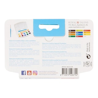 Foto 5 | Estuche De Acuarelas 12 Colores + 1 Pincel Art Creation
