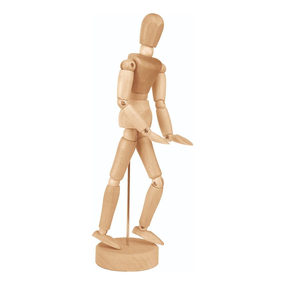 Foto 1 | Maniquí Femenino Articulado De Madera 31 Cm Dibujo Atl