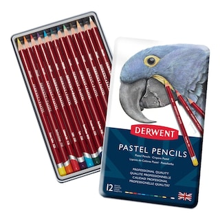 Foto 1 | Lápices Pastel Estuche Metal Con 12 Piezas Derwent