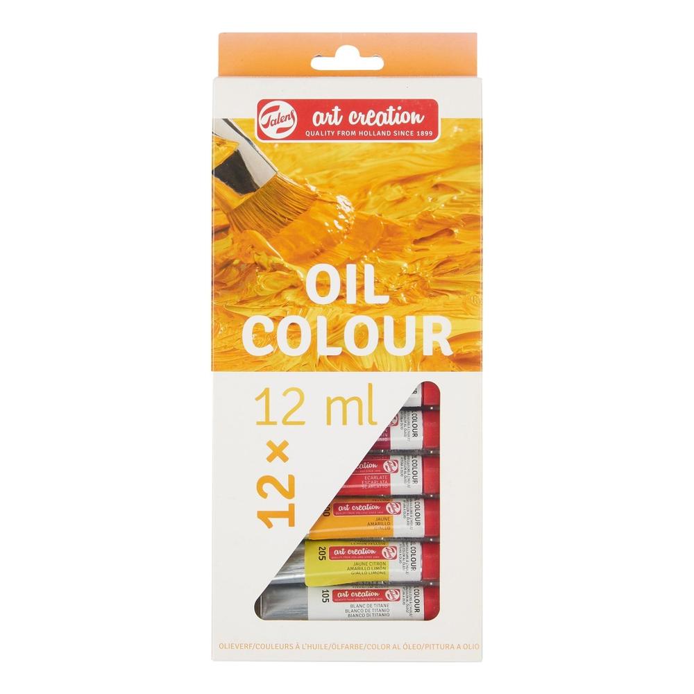 Set De Pinturas Oleo 12 Colores 12ml C/u Art Creation $749