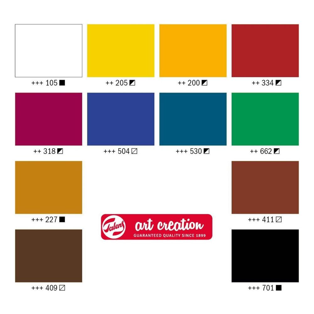 Foto 3 | Set De Pinturas Oleo 12 Colores 12ml C/u Art Creation