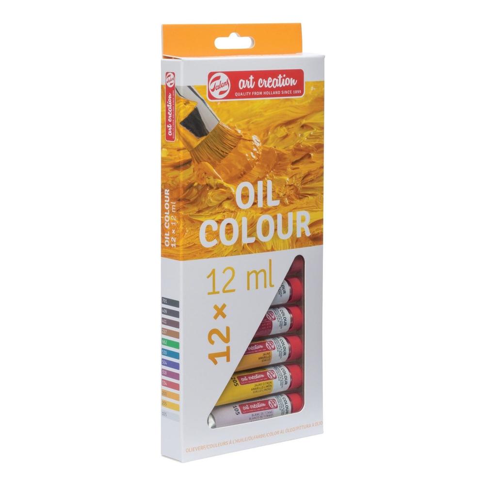 Foto 5 pulgar | Set De Pinturas Oleo 12 Colores 12ml C/u Art Creation