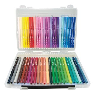 Foto 3 | Maletín Con 50 Plumones De Colores Punta Cónica Milan