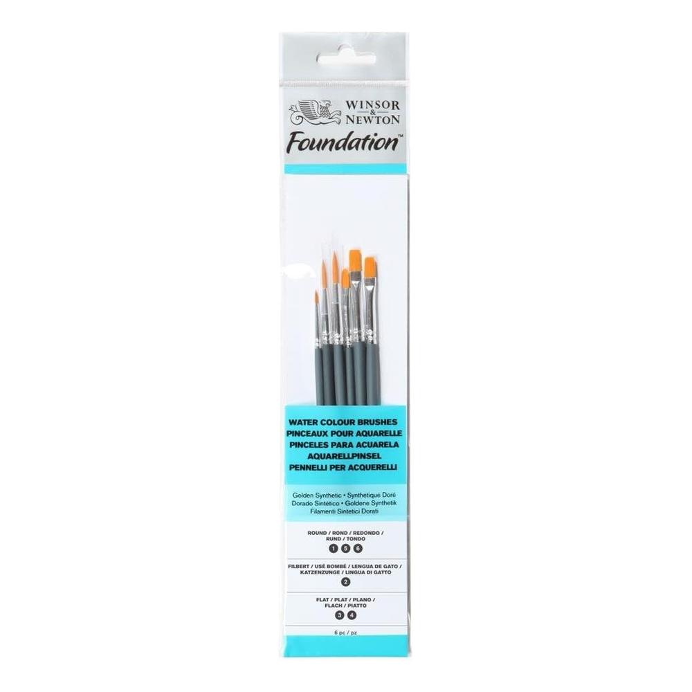 Foto 2 pulgar | Pinceles Acuarela Kit De 6 Piezas Winsor & Newton