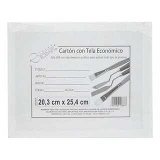 Foto 1 | Lienzo Cartón Con Tela Rectangular 30 X 40cm Rodart