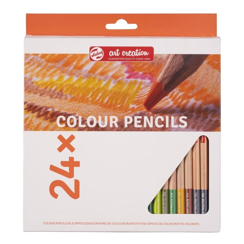 Foto 2 pulgar | Lapices De Colores 24pz Pigmento De Calidad Art Creation