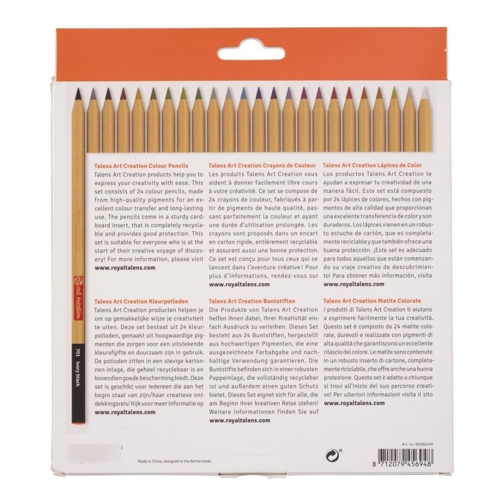 Foto 5 pulgar | Lapices De Colores 24pz Pigmento De Calidad Art Creation