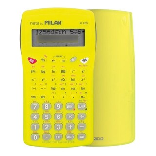 Foto 1 | Blister Con 1 Calculadora Cientifica M228 S-acid Amarillo Milan