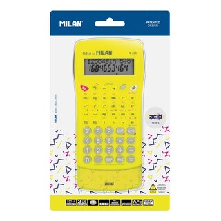 Foto 2 | Blister Con 1 Calculadora Cientifica M228 S-acid Amarillo Milan