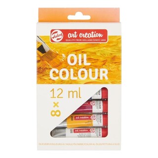 Foto 5 | Set De Pinturas Óleo 8 Colores De 12ml C/u Art Creation