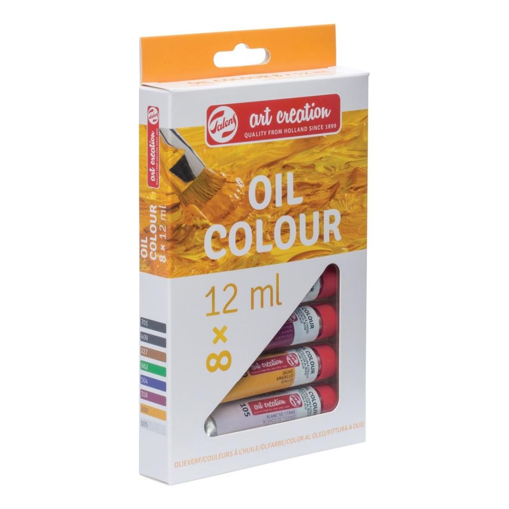Foto 6 | Set De Pinturas Óleo 8 Colores De 12ml C/u Art Creation