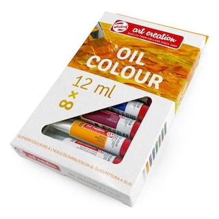 Foto 7 | Set De Pinturas Óleo 8 Colores De 12ml C/u Art Creation