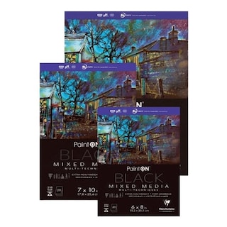 Foto 4 | Papel Para Dibujo 9x12 Mix Media De 20 Hojas 250g Clairefontaine