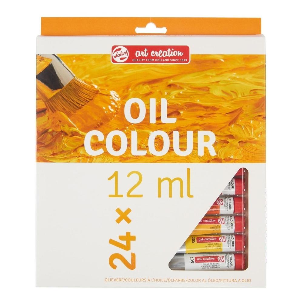 Foto 4 pulgar | Set De Pinturas Oleo 24 Colores 12ml C/u Art Creation