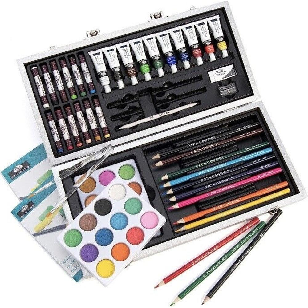 Foto 1 | Set Estuche De Madera Mix Media Essentials Royal & Langnickel