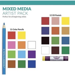 Foto 2 | Set Estuche De Madera Mix Media Essentials Royal & Langnickel