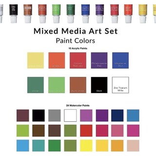 Foto 3 | Set Estuche De Madera Mix Media Essentials Royal & Langnickel