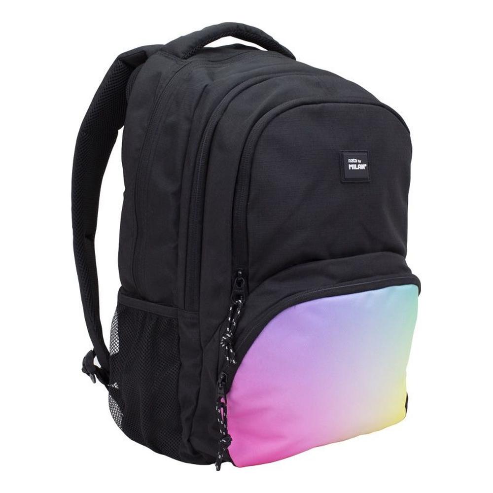Foto 2 | Mochila Escolar 4 Cierres Gran Capacidad 25 Litros S-sunset Milan