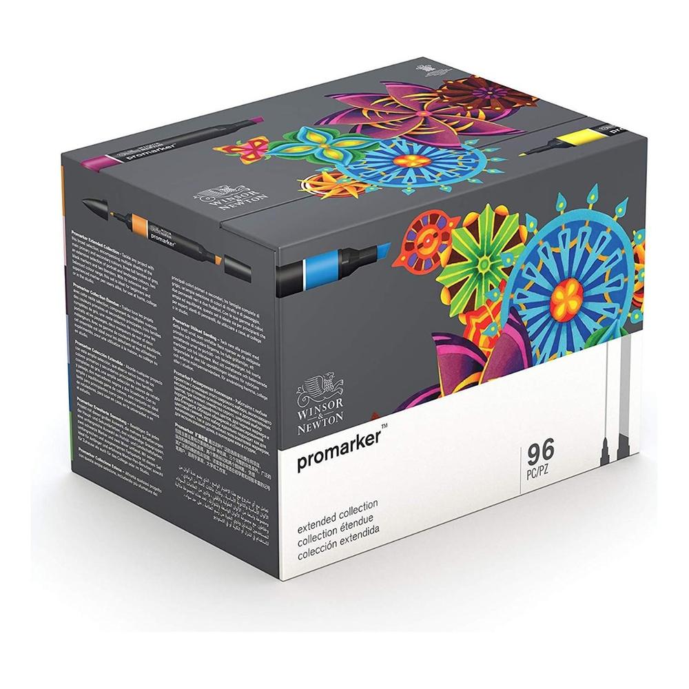 Caja Superbig Con 96 Rotuladores Winsor & Newton $9,827