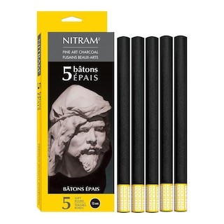 Foto 2 | Set De 5 Bastones De Carbón Extra Suave Épais Nitram