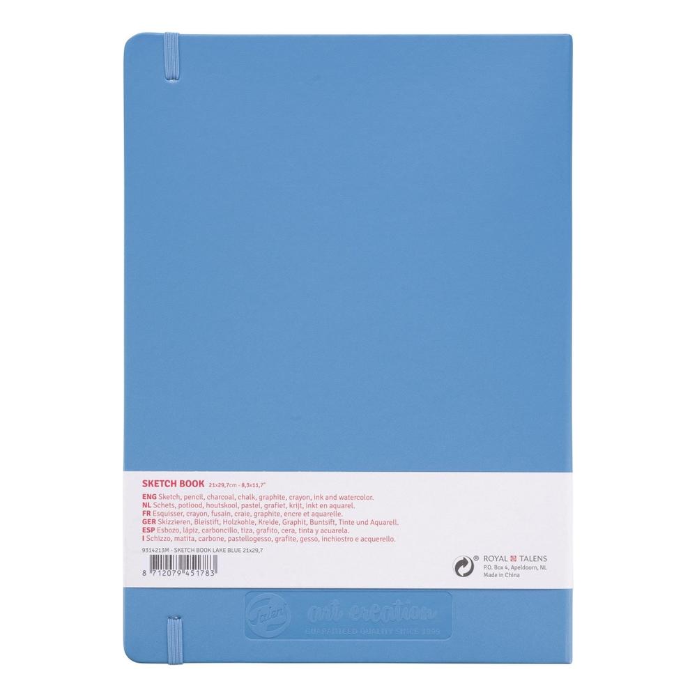 Foto 4 pulgar | Cuaderno De Bocetos Azul 80 Hjs 21x29cm 140g Art Creation