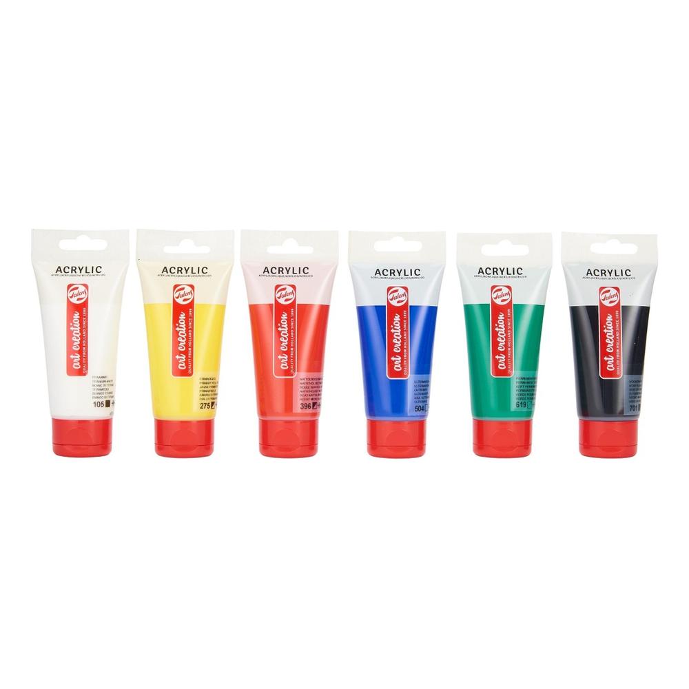 Foto 2 | Pintura Acrilica 6pz 75ml Colores Art Creation