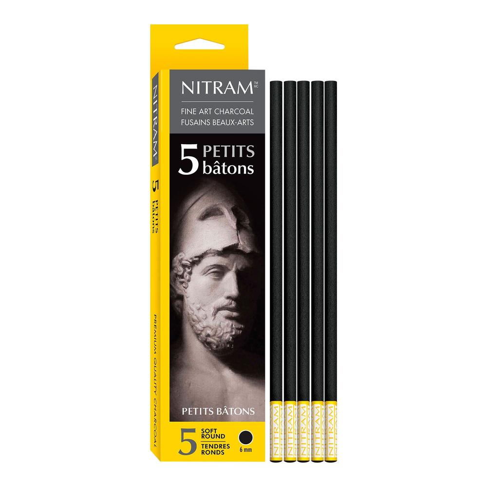 Foto 2 | Set De 5 Bastones De Carbón Extra Suave Petits Nitram