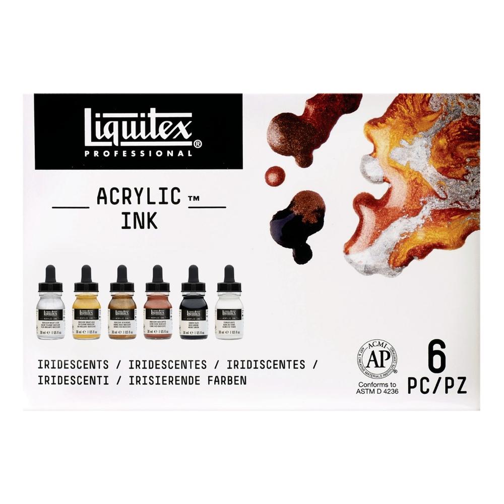 Foto 4 pulgar | Set De Tintas Acrílicas Profesional 6x30ml Liquitex
