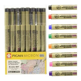 Foto 2 | Estilógrafos de Colores Pigma Micron 005 Sakura
