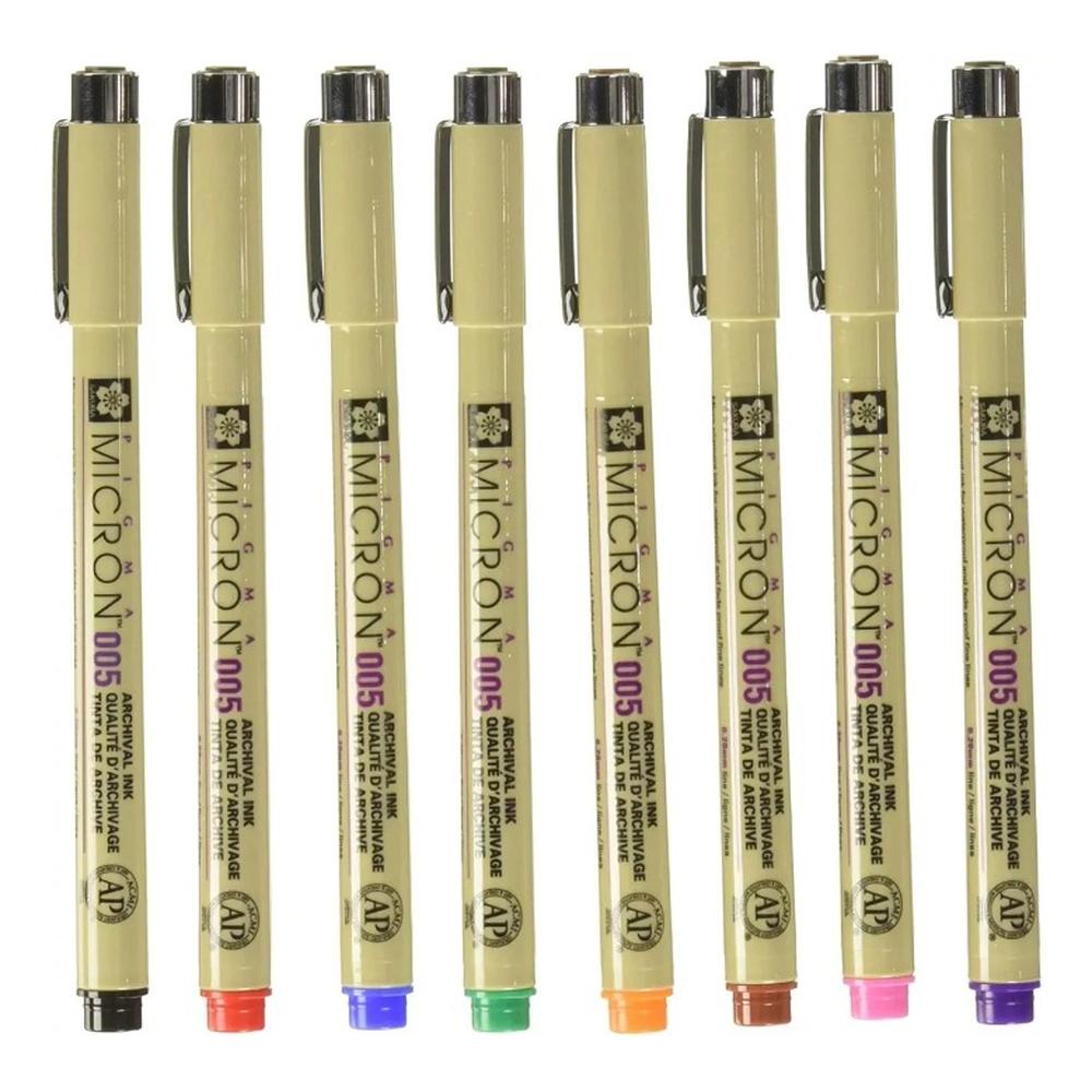 Foto 3 | Estilógrafos de Colores Pigma Micron 005 Sakura