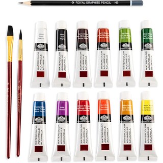 Foto 2 | Estuche De Pintura Acuarela 12ml, Pinceles Y Lápiz 16 Piezas Royal & Langnickel