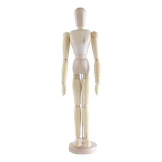 Foto 2 | Maniquí Masculino Articulado De Madera 40.5 Cm Atl