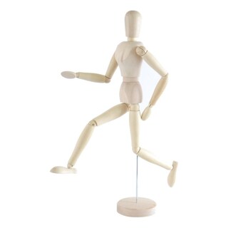 Foto 3 | Maniquí Masculino Articulado De Madera 40.5 Cm Atl