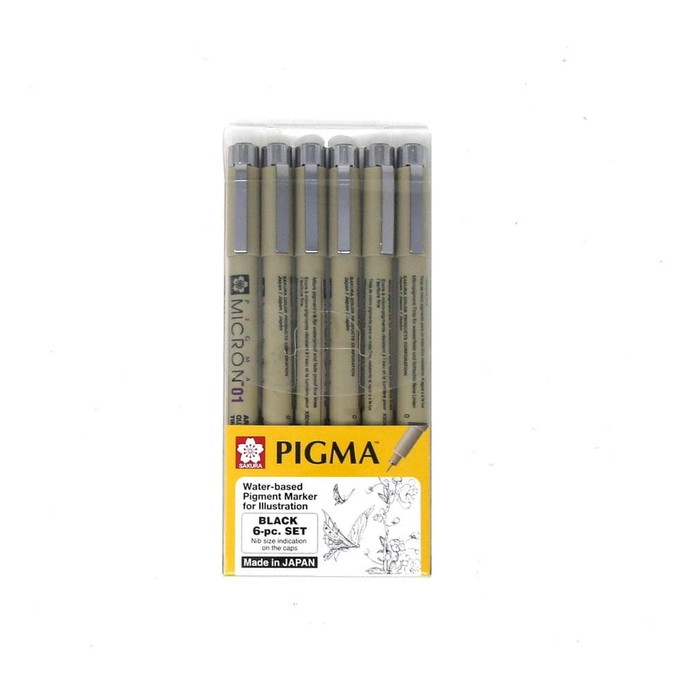 Estilografo Pigma Manga Dibujo Tinta Negra Sakura $489