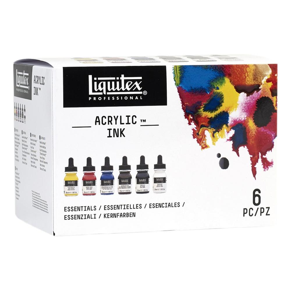 Foto 2 | Set de 6 tintas acrílicas esenciales Liquitex de alta calidad
