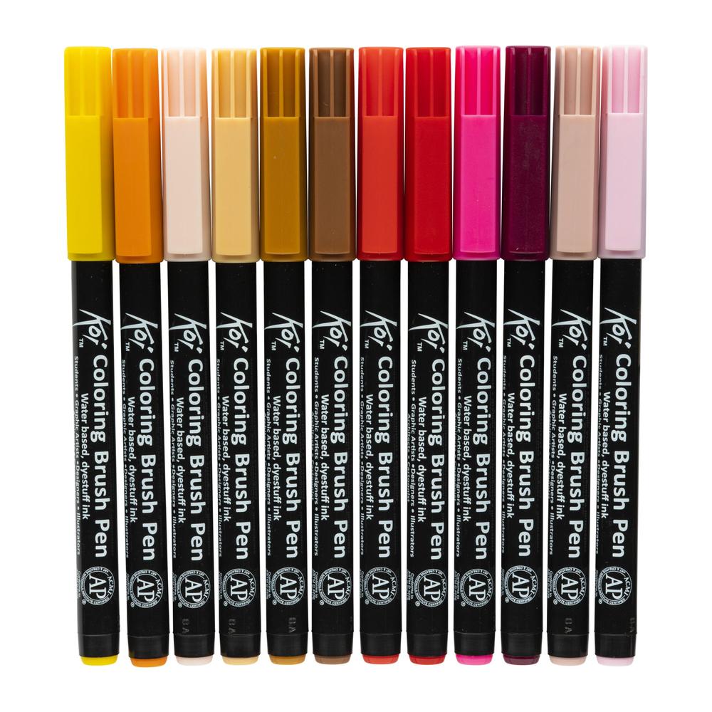 Foto 2 | Marcadores De Pincel Flexible 24 Colores Sakura