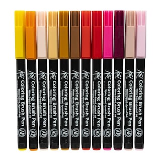 Foto 2 | Marcadores De Pincel Flexible 24 Colores Sakura