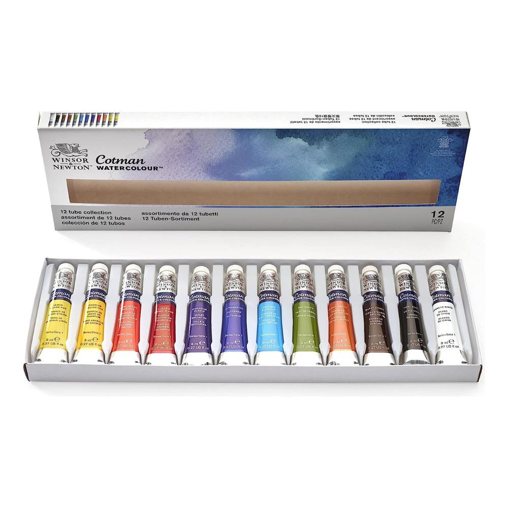 Foto 3 pulgar | Acuarela Cotman 12 Piezas 8 Ml Arte Winsor & Newton