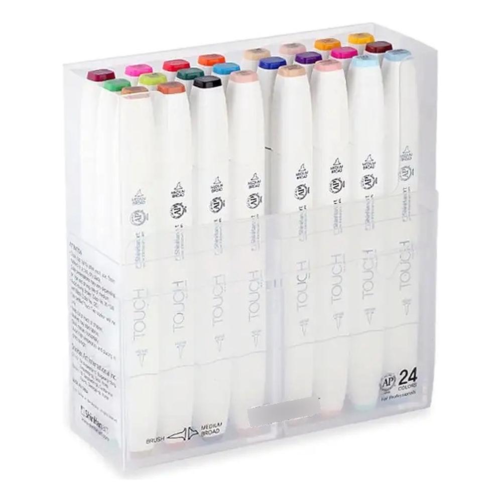 Foto 1 | Maletín Con 24 Marcadores Touch Brush Shinhan Art