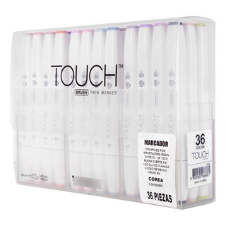 Foto 2 | Set Con 36 Marcadores Touch Brush Shinhan Art