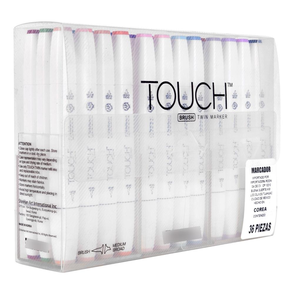 Foto 5 pulgar | Set Con 36 Marcadores Touch Brush Shinhan Art