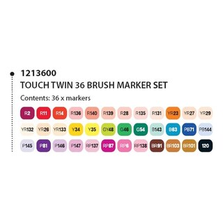 Foto 5 | Set Con 36 Marcadores Touch Brush Shinhan Art