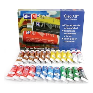 Foto 1 | Estuche Pintura Óleo 24 Tubos De 16 Ml Atl