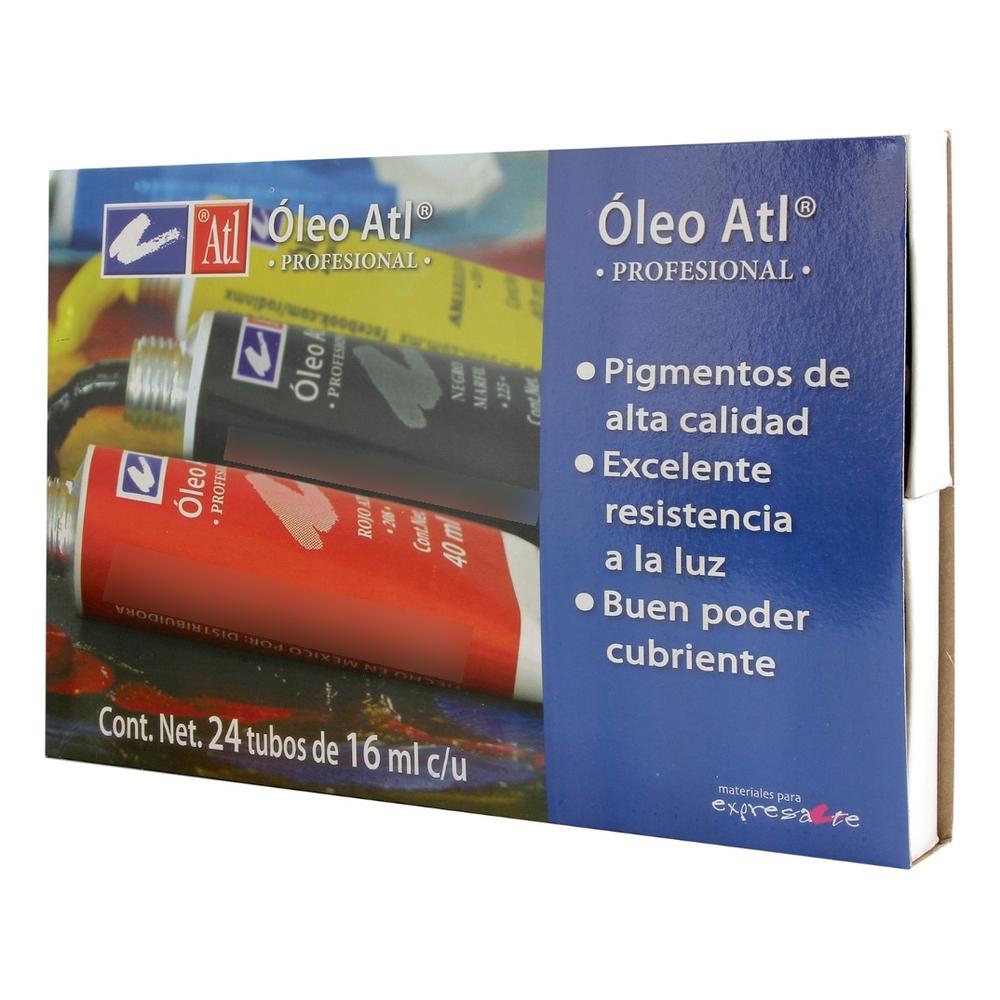 Foto 3 pulgar | Estuche Pintura Óleo 24 Tubos De 16 Ml Atl