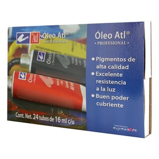 Foto 2 | Estuche Pintura Óleo 24 Tubos De 16 Ml Atl