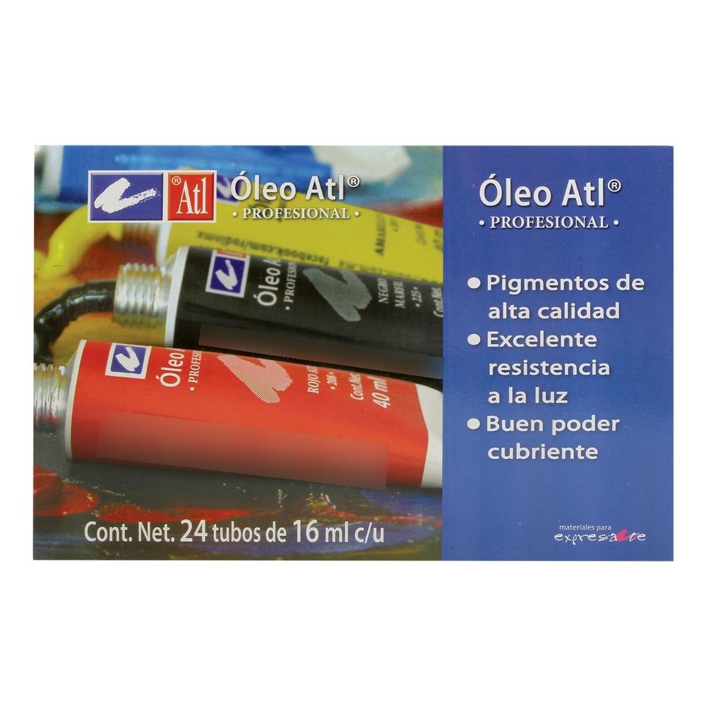 Foto 4 pulgar | Estuche Pintura Óleo 24 Tubos De 16 Ml Atl