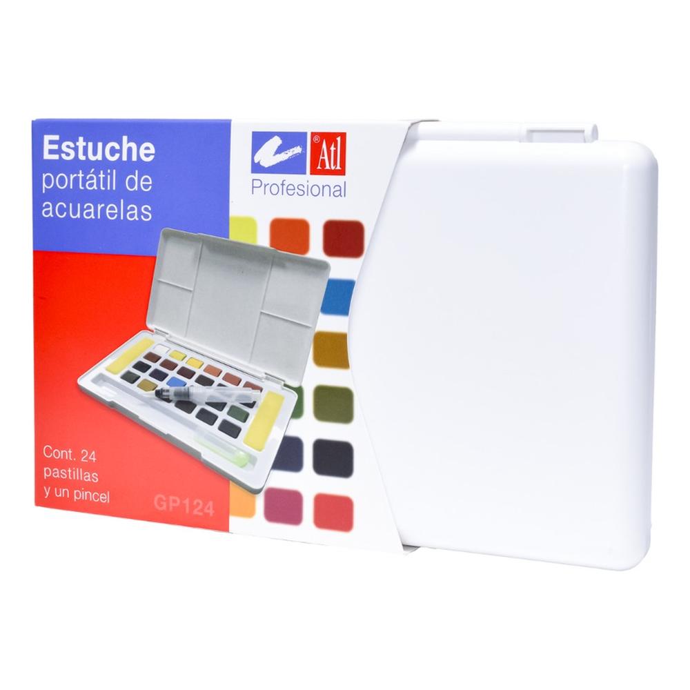 Foto 5 pulgar | Acuarelas Profesionales Set 24 Pastillas Estuche Pincel Windsor & Newton